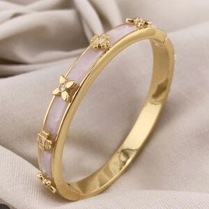Kate Spade  New York Heritage Bloom Hinged Bangle NWT